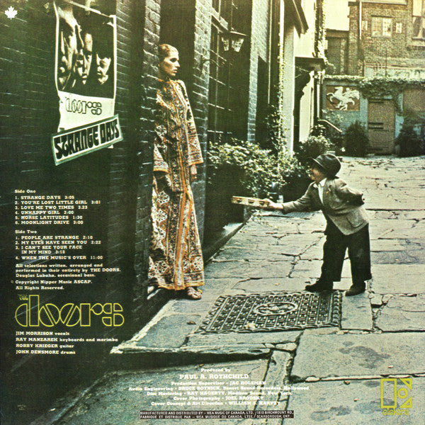 The Doors : Strange Days (LP, Album, RE)
