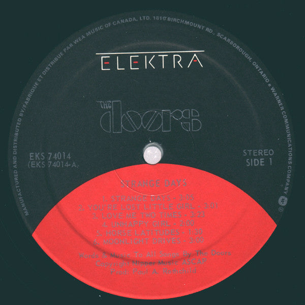 The Doors : Strange Days (LP, Album, RE)