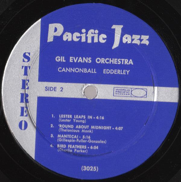 Gil Evans And His Orchestra Featuring Cannonball Adderley : Gil Evans Orchestra Featuring Cannonball Adderley (LP, Album, RE)