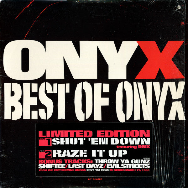 Onyx : Best Of Onyx (2x12", Single, Ltd)