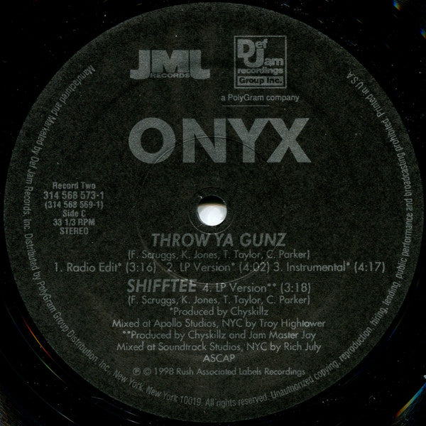 Onyx : Best Of Onyx (2x12", Single, Ltd)