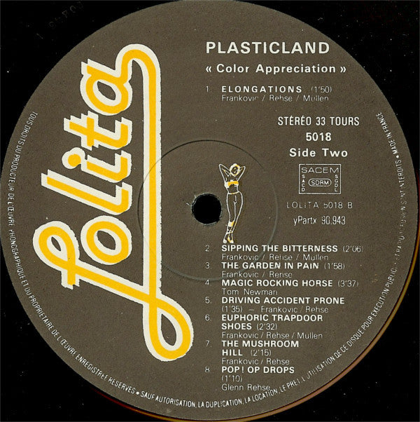 Plasticland : Color Appreciation (LP, Album)