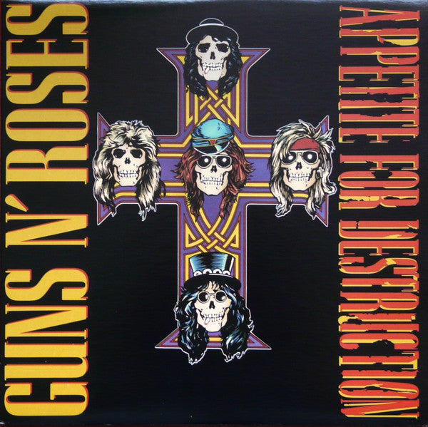 Guns N' Roses : Appetite For Destruction (LP, Album)