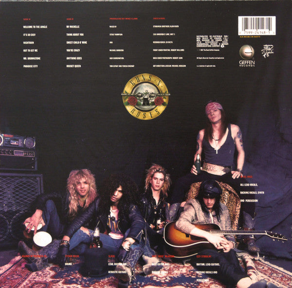 Guns N' Roses : Appetite For Destruction (LP, Album)