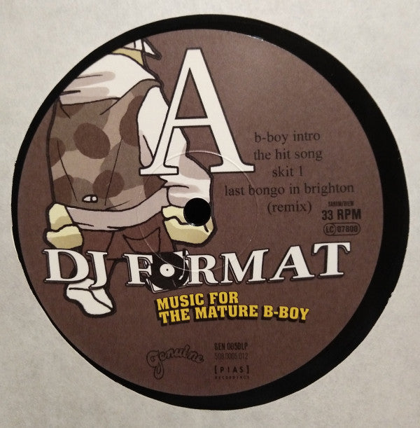 DJ Format : Music For The Mature B-Boy (2xLP, Album, 180)