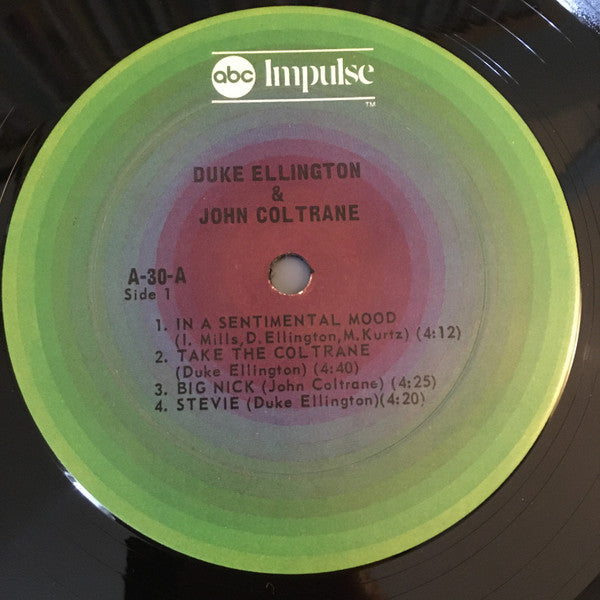Duke Ellington & John Coltrane : Duke Ellington & John Coltrane (LP, Album, RE)