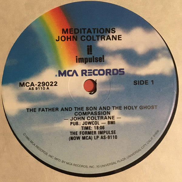 John Coltrane : Meditations (LP, Album, RE)