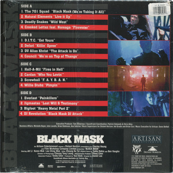 Various : Black Mask - Music From The Original Motion Picture (2xLP, Comp)