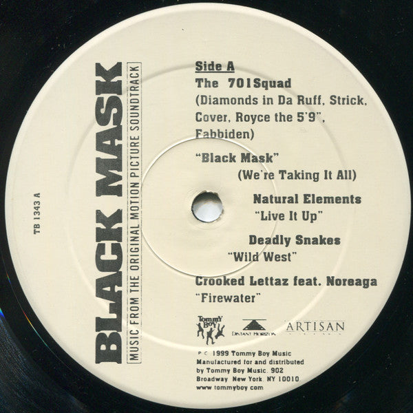 Various : Black Mask - Music From The Original Motion Picture (2xLP, Comp)