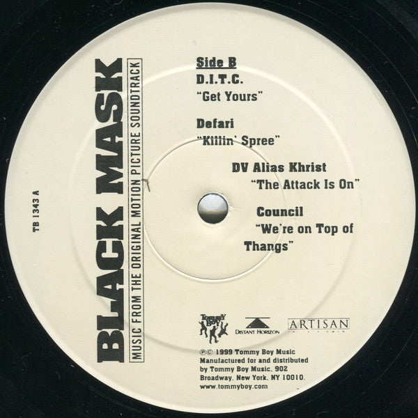 Various : Black Mask - Music From The Original Motion Picture (2xLP, Comp)