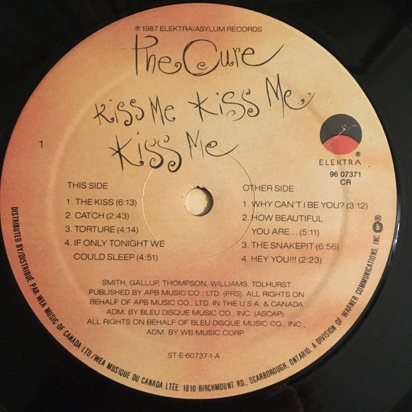 The Cure : Kiss Me Kiss Me Kiss Me (2xLP, Album)