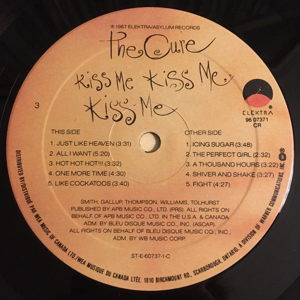 The Cure : Kiss Me Kiss Me Kiss Me (2xLP, Album)