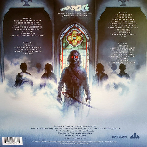 John Carpenter : The Fog (Original Motion Picture Soundtrack) (2xLP, Album, Ltd, RE, Whi)