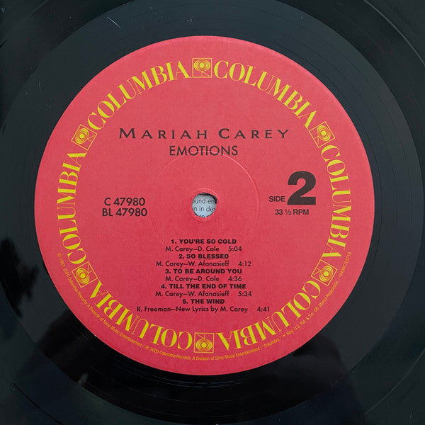 Mariah Carey : Emotions (LP, Album, RE, RM)