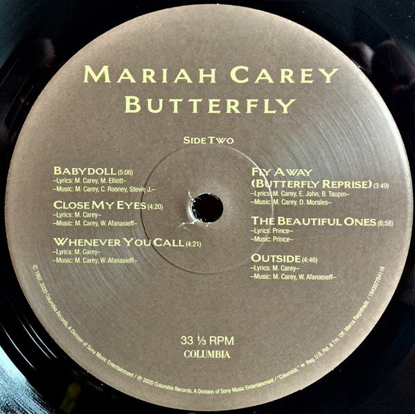 Mariah Carey : Butterfly (LP, Album, RE, RM)