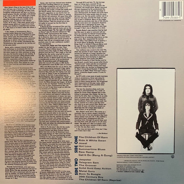 T. Rex : T. Rextasy: The Best Of T. Rex, 1970-1973 (LP, Comp)