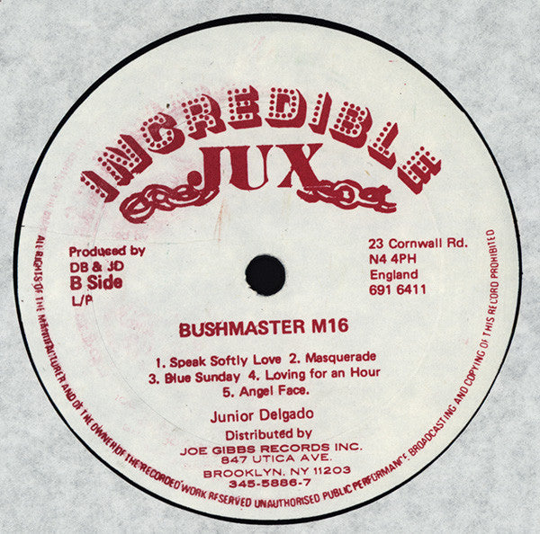 Junior Delgado : Bushmaster Revolution (LP, Album)
