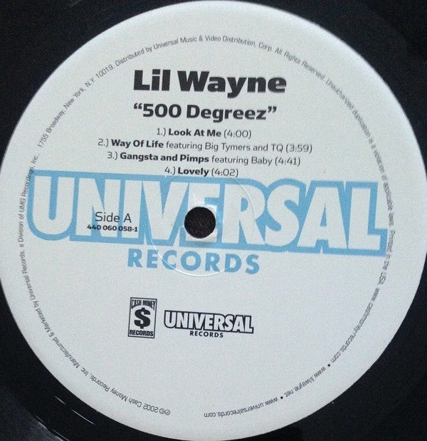Lil Wayne : 500 Degreez (2xLP, Album)