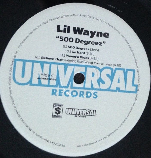 Lil Wayne : 500 Degreez (2xLP, Album)