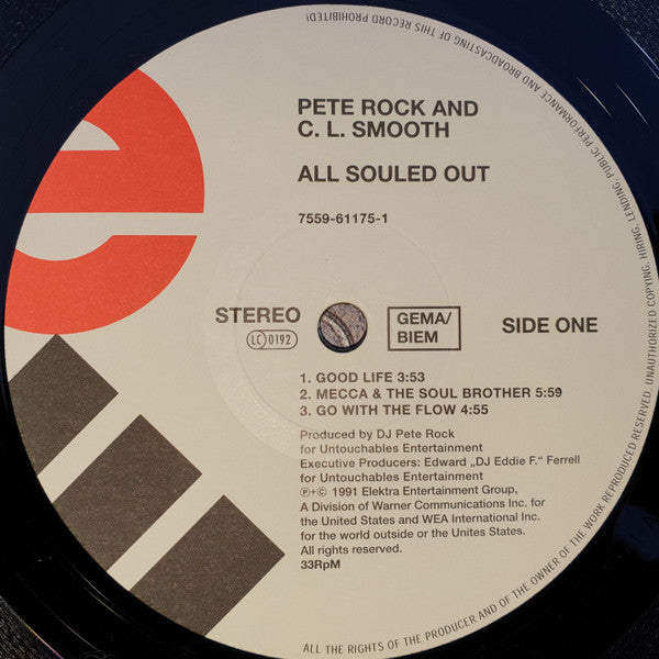 Pete Rock & C.L. Smooth : All Souled Out (12", EP)