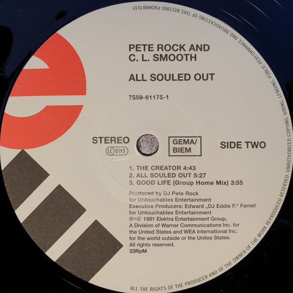 Pete Rock & C.L. Smooth : All Souled Out (12", EP)