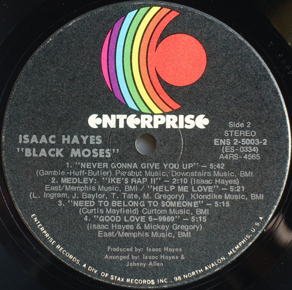 Isaac Hayes : Black Moses (2xLP, Album, Roc)