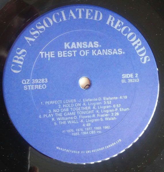 Kansas (2) : The Best Of Kansas (LP, Comp)