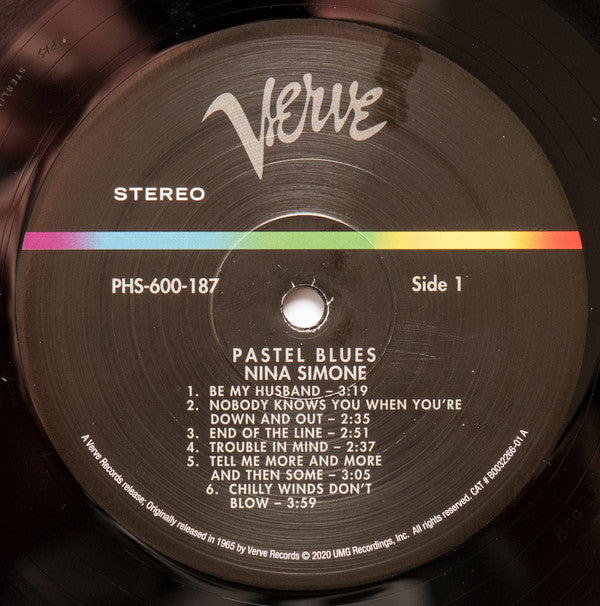Nina Simone : Pastel Blues (LP, Album, RE, 180)