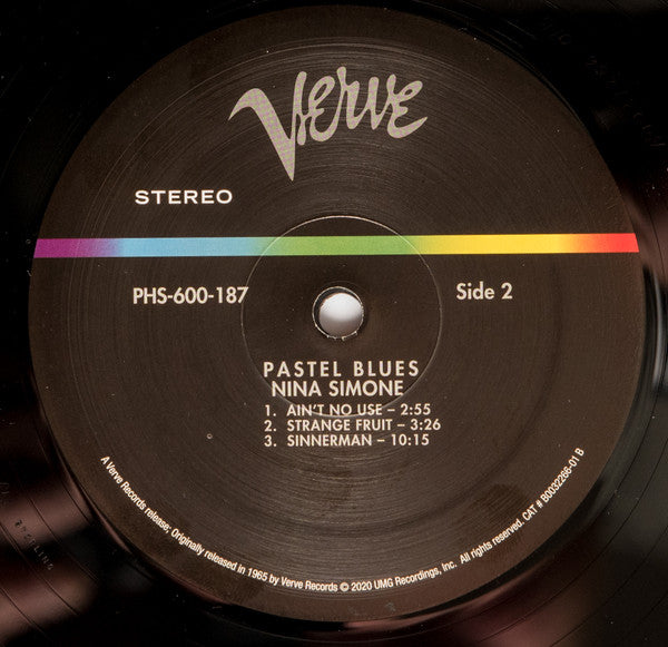 Nina Simone : Pastel Blues (LP, Album, RE, 180)