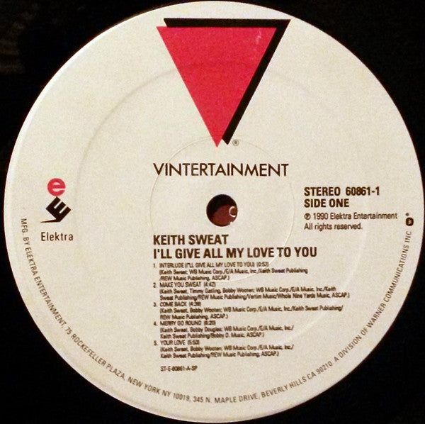 Keith Sweat : I'll Give All My Love To You (LP, Album)