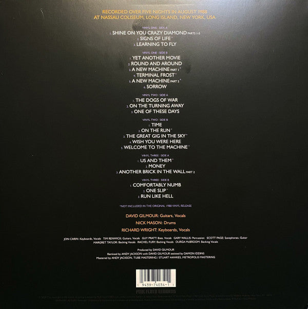 Pink Floyd : Delicate Sound Of Thunder (3xLP, Album, RE, 180)