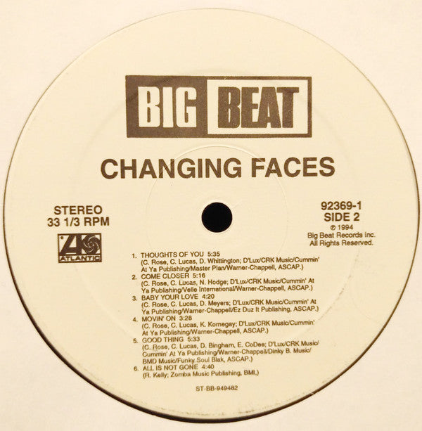Changing Faces : Changing Faces (LP, Album)
