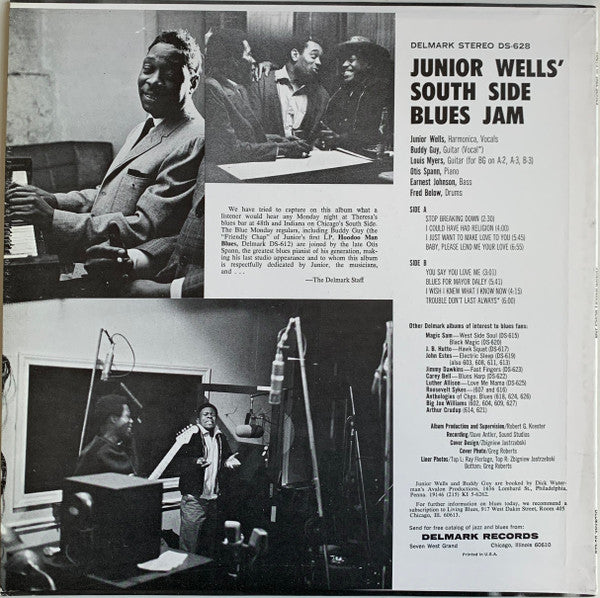 Junior Wells : Southside Blues Jam (LP, Album, RE)