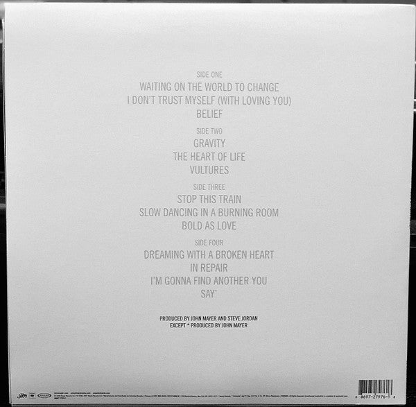 John Mayer : Continuum (2xLP, Album, RE, 180)