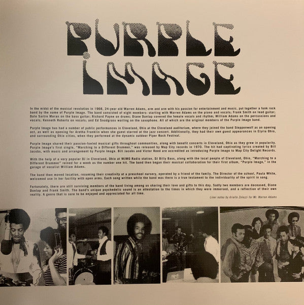 Purple Image : Purple Image (LP, Album, Ltd, RE, Blu)