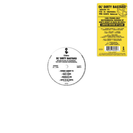 Ol' Dirty Bastard : Return To The 36 Chambers: The Dirty Version Instrumental (2xLP, Album + 7" + RSD, Ltd)
