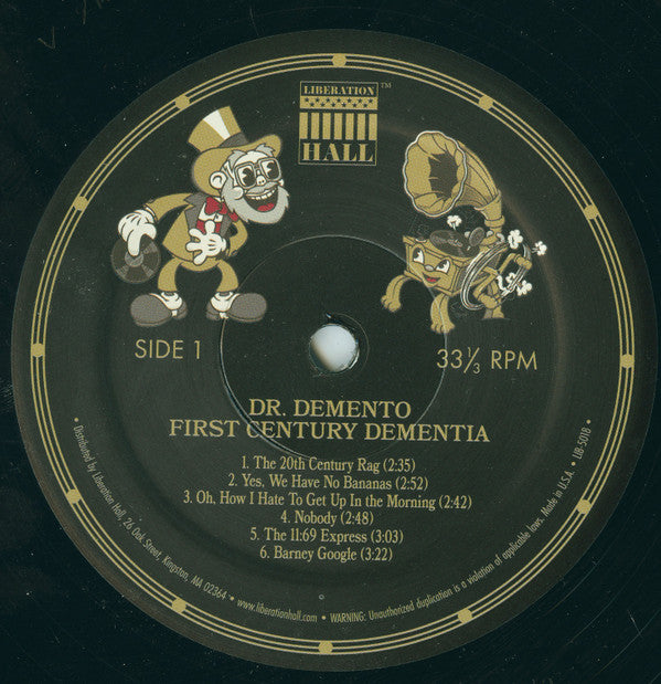 Dr. Demento : First Century Dementia - The Oldest Novelty Records of All Time (2xLP, Album, RSD, Mono)