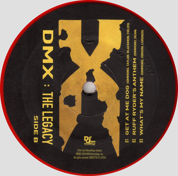 DMX : The Legacy (2xLP, Comp, Ltd, Red)