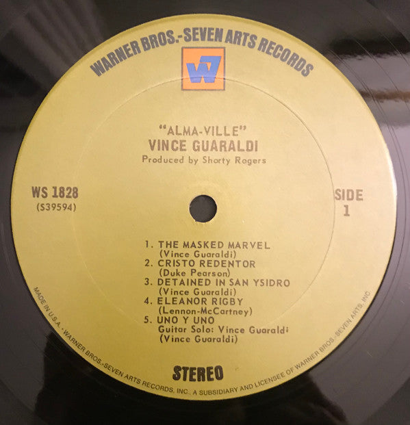 Vince Guaraldi : Alma-Ville (LP, Album, Ter)
