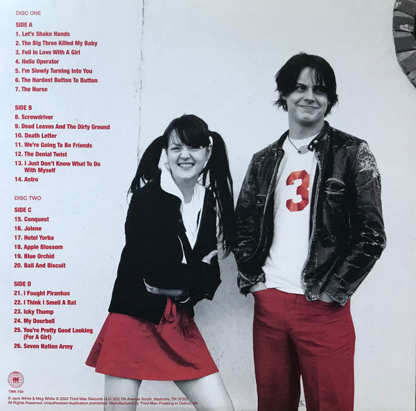 The White Stripes : My Sister Thanks You And I Thank You The White Stripes Greatest Hits (2xLP, Comp)