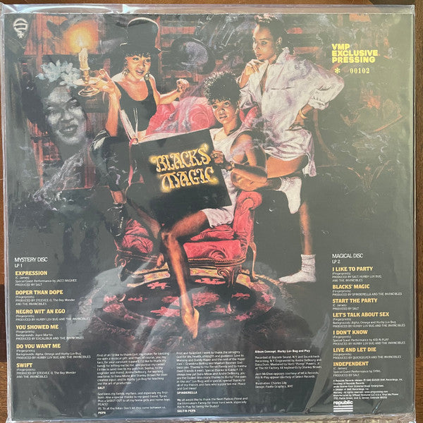 Salt 'N' Pepa : Blacks' Magic (2xLP, Album, Club, Ltd, Num, RE, Yel)