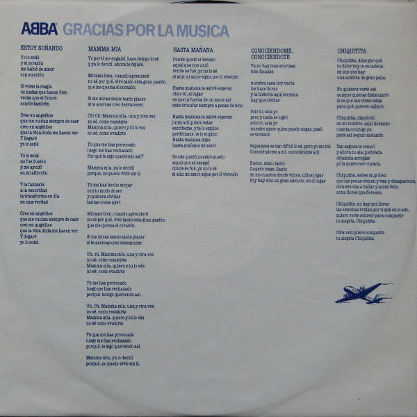 ABBA : Gracias Por La Musica (LP, Album, CR )