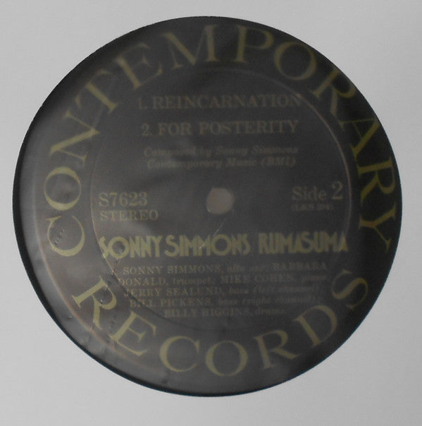 Sonny Simmons : Rumasuma (LP, Album, Bla)