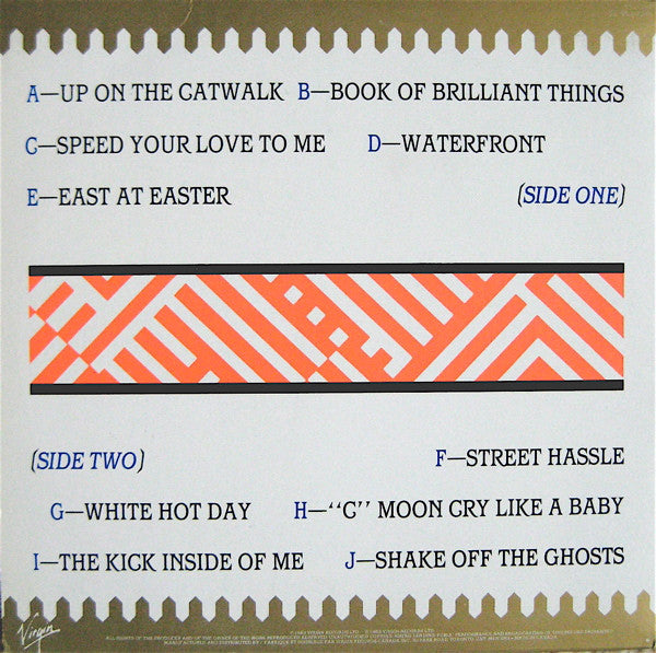 Simple Minds : Sparkle In The Rain (LP, Album, Ltd, Cle)