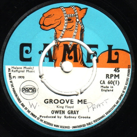 Owen Gray : Groove Me  (7")