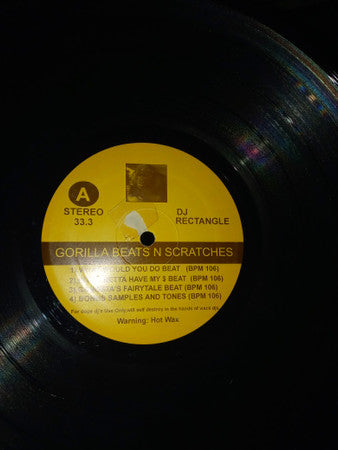 DJ Rectangle : Gorilla Beats N' Scratches (LP)