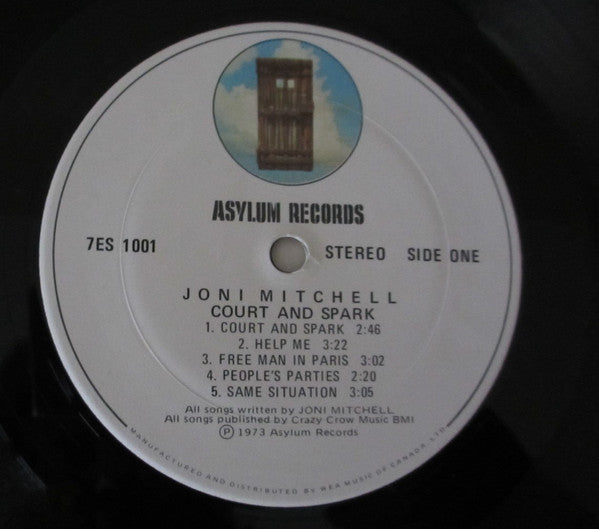 Joni Mitchell : Court And Spark (LP, Album, Gat)