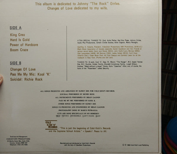 Slinky Dee : King Creo (12", Album)