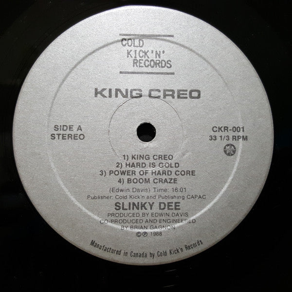 Slinky Dee : King Creo (12", Album)