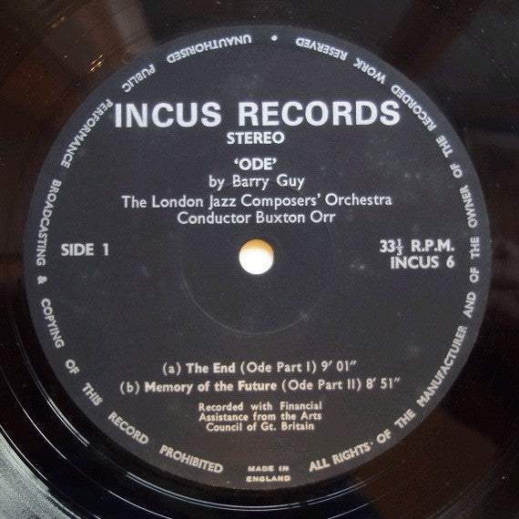 Barry Guy / London Jazz Composers Orchestra : Ode (2xLP, Album + Box)